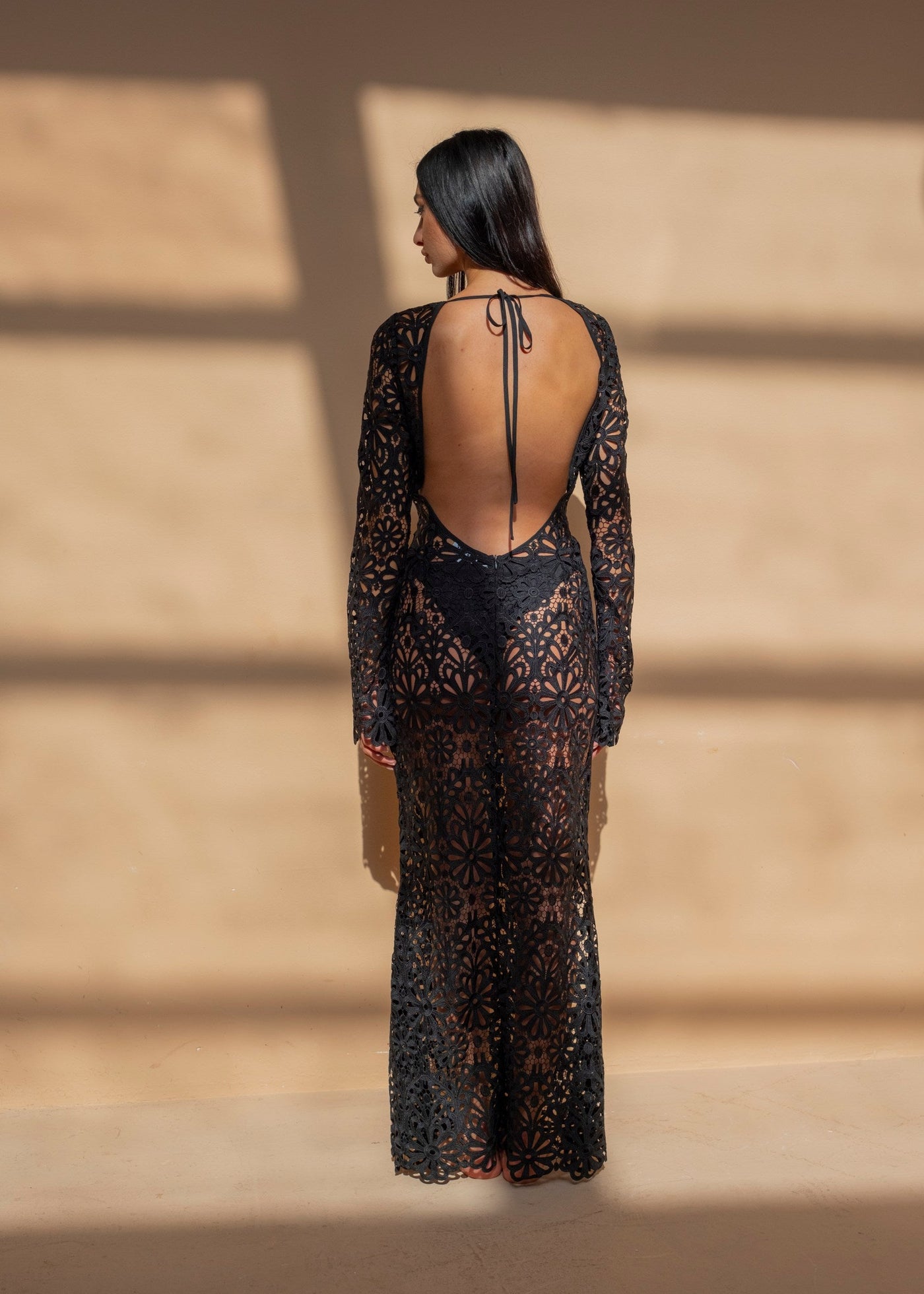 Black Backless Maxi Dress – www.melissaphair.com Black Backless Maxi Dress – www.melissaphair.com