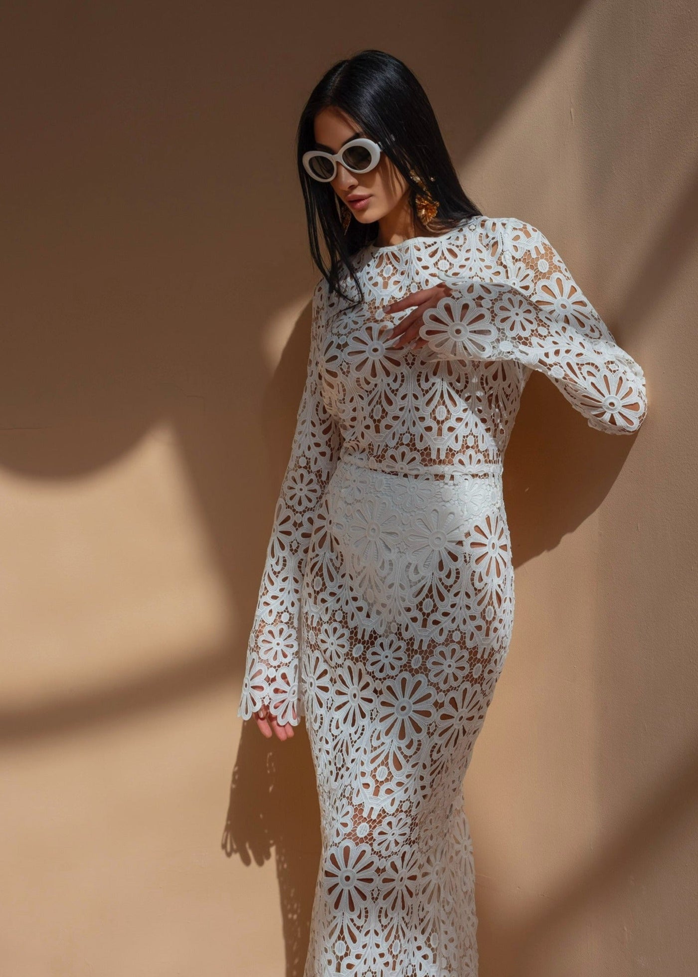 White Backless Maxi Dress www.melissaphair.com White Backless Maxi Dress www.melissaphair.com