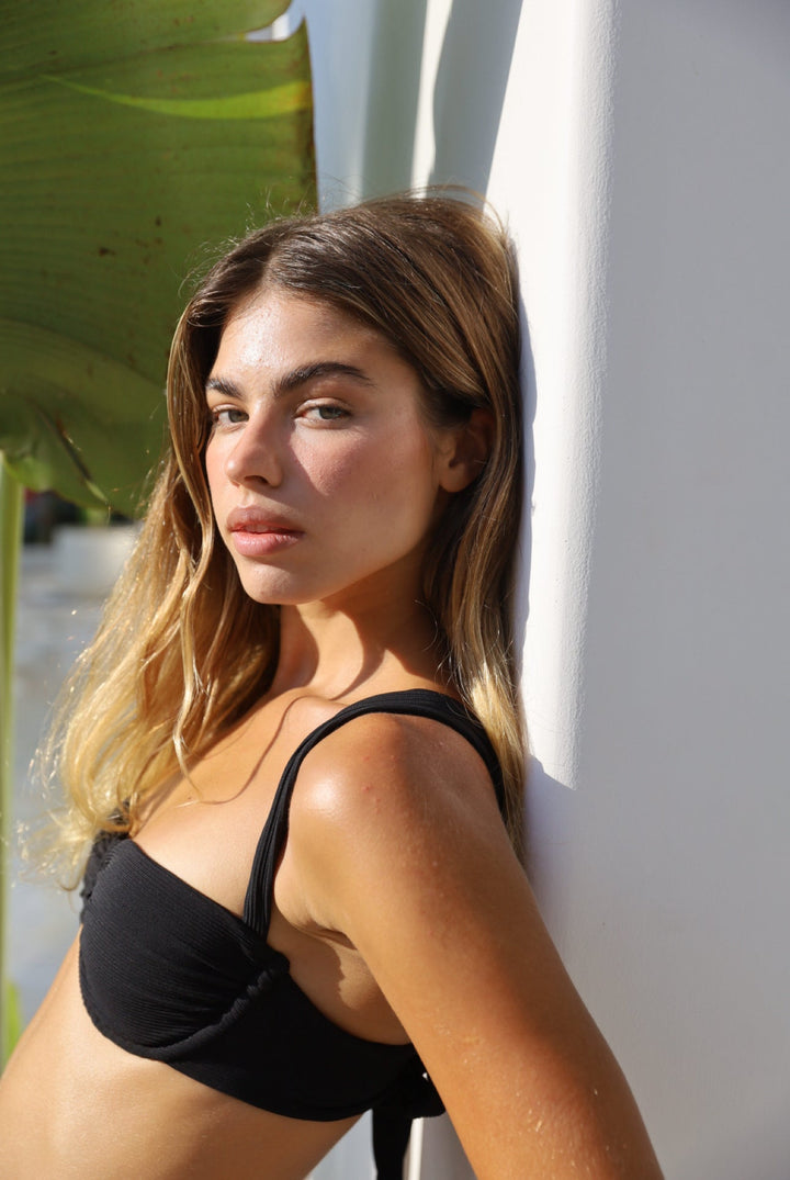 Black Balconette Bikini Top - www.melissaphair.com