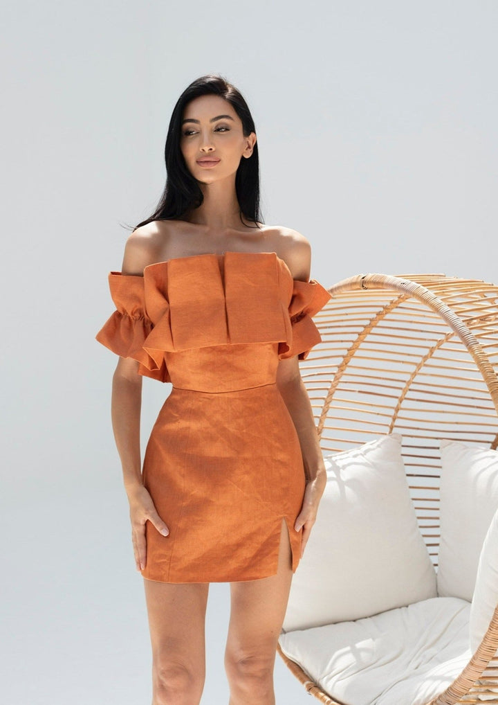 MELISSA Ruffle Minidress - www.melissaphair.com