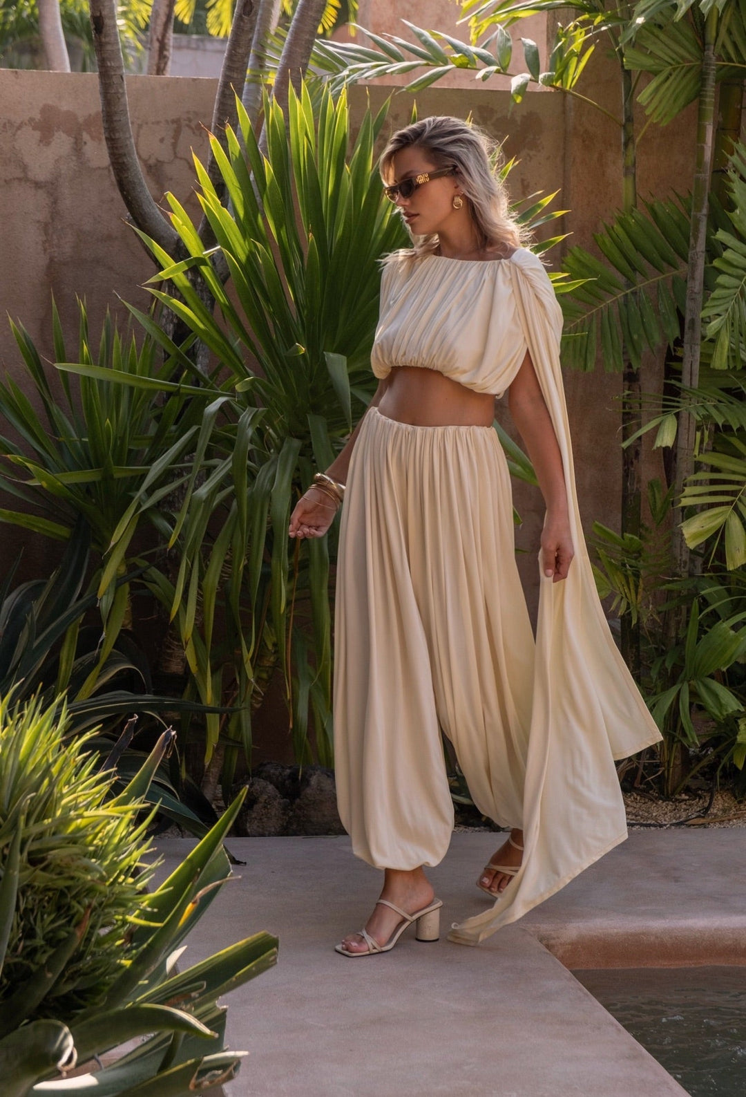 The Aurelia Balloon Trouser in Buttercream - www.melissaphair.com