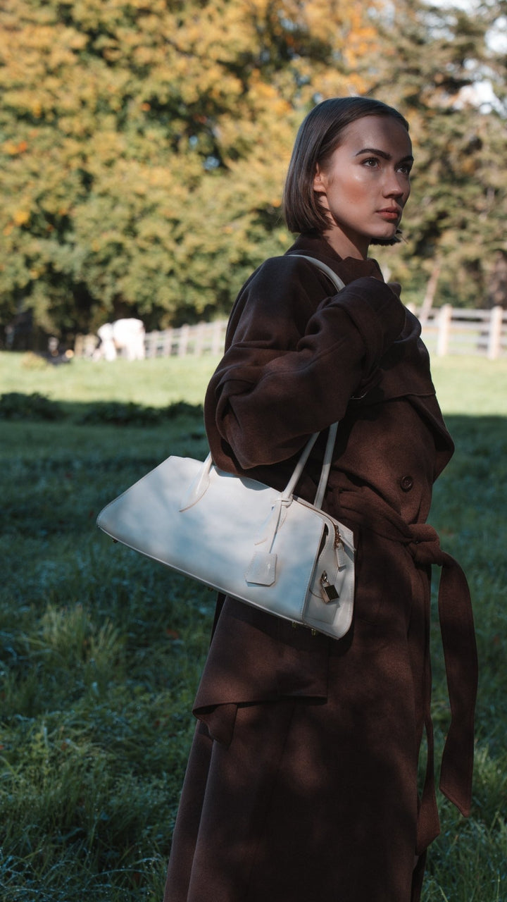 The Maggie Bag in Ivory - www.melissaphair.com