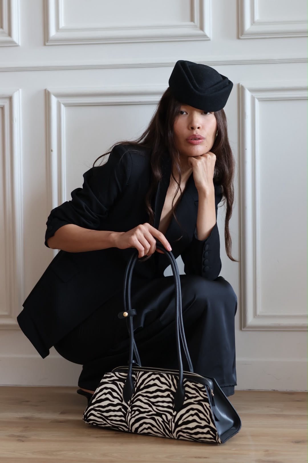 The Maggie Bag in Zebra Ponyhair - Melissa Phair