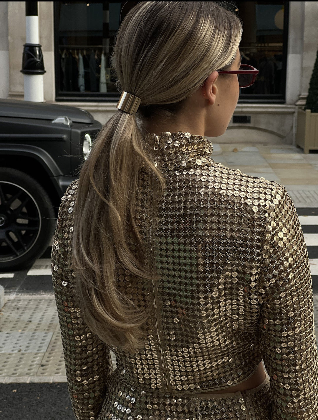 The Melissa Gold Crop Top - www.melissaphair.com