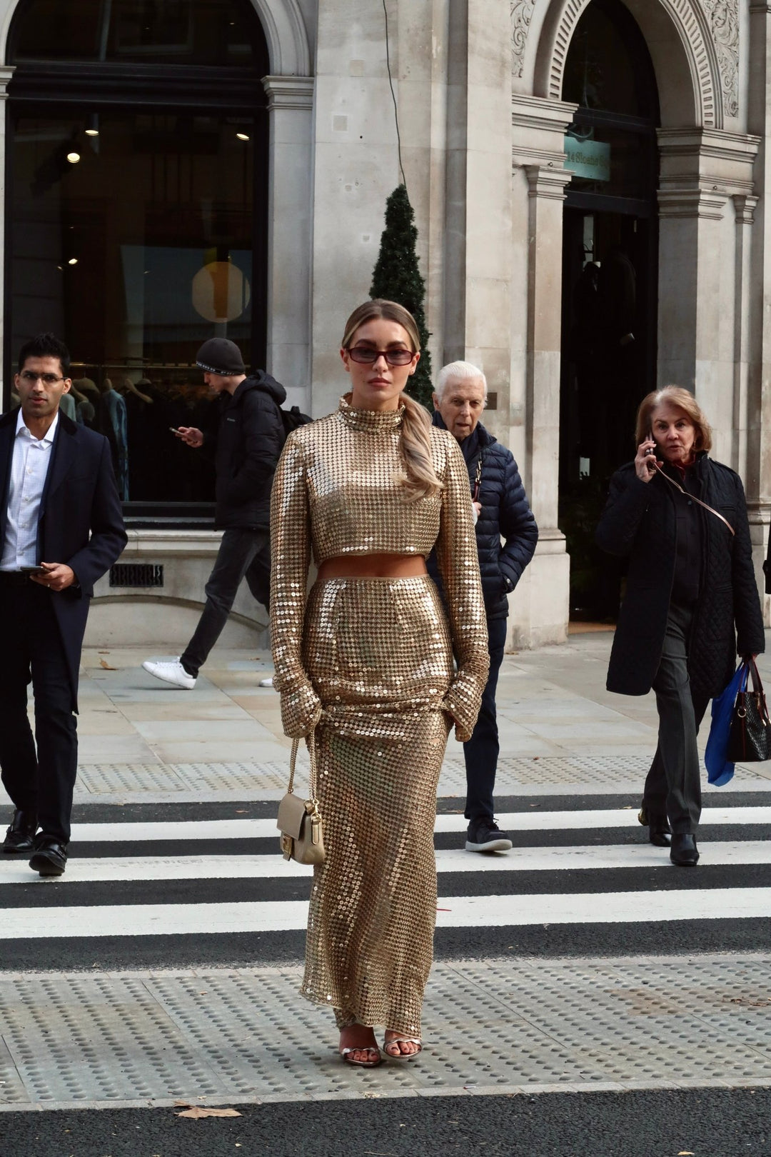 The Melissa Gold Maxi Skirt - www.melissaphair.com