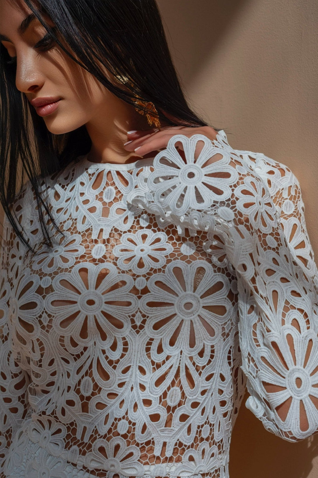 White Backless Maxi Dress - www.melissaphair.com