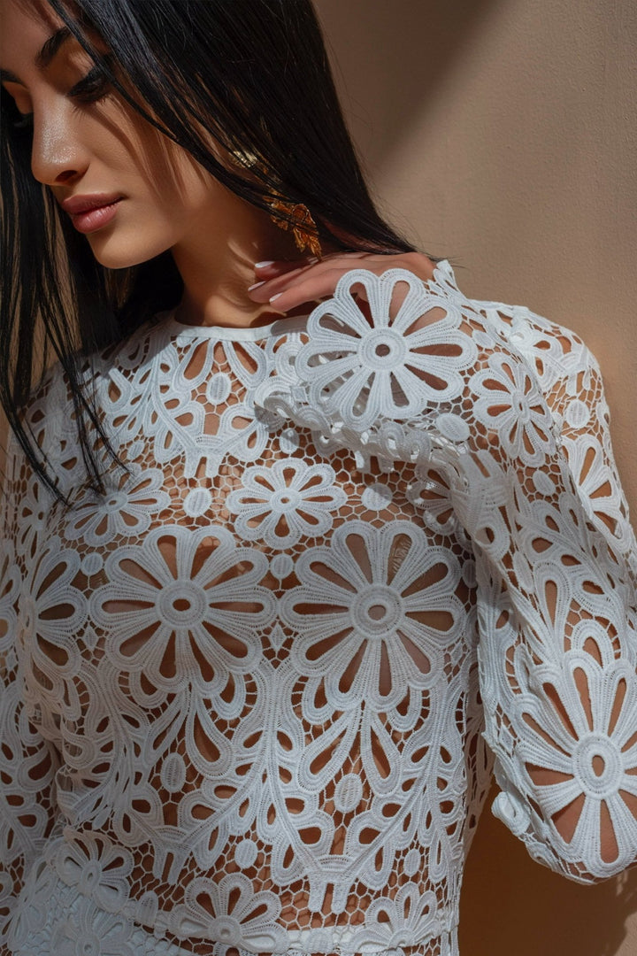 White Backless Maxi Dress - www.melissaphair.com