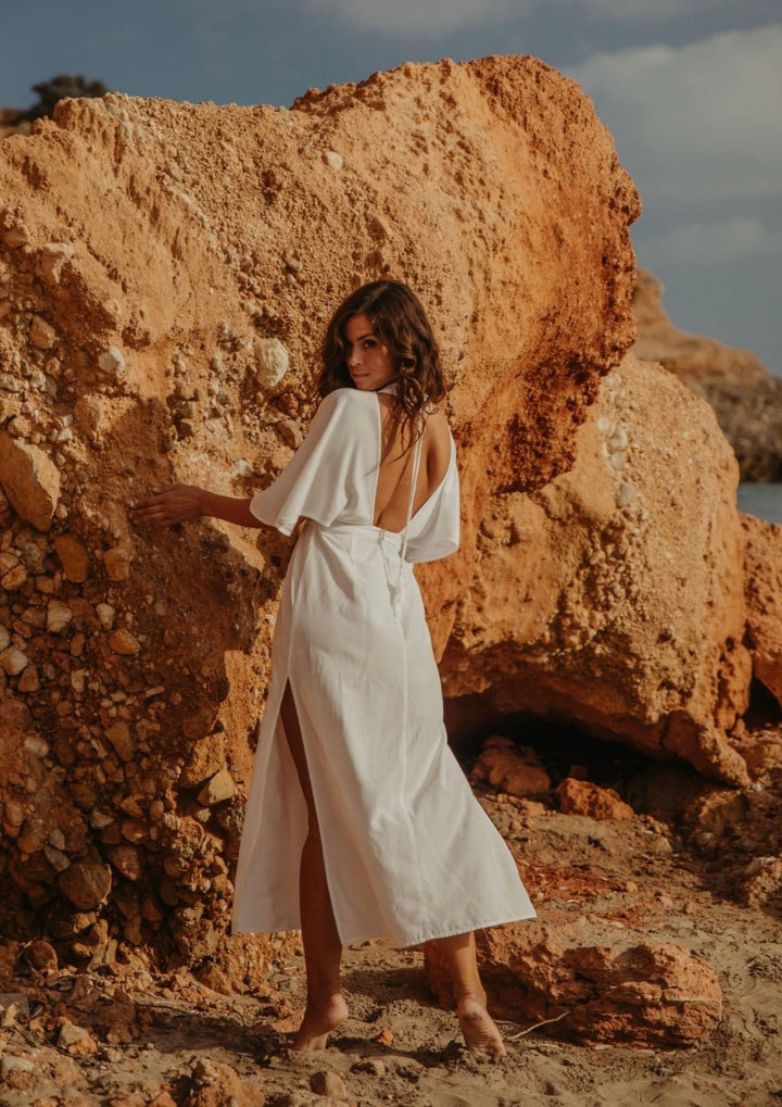 Aurora Dress | White - www.melissaphair.com