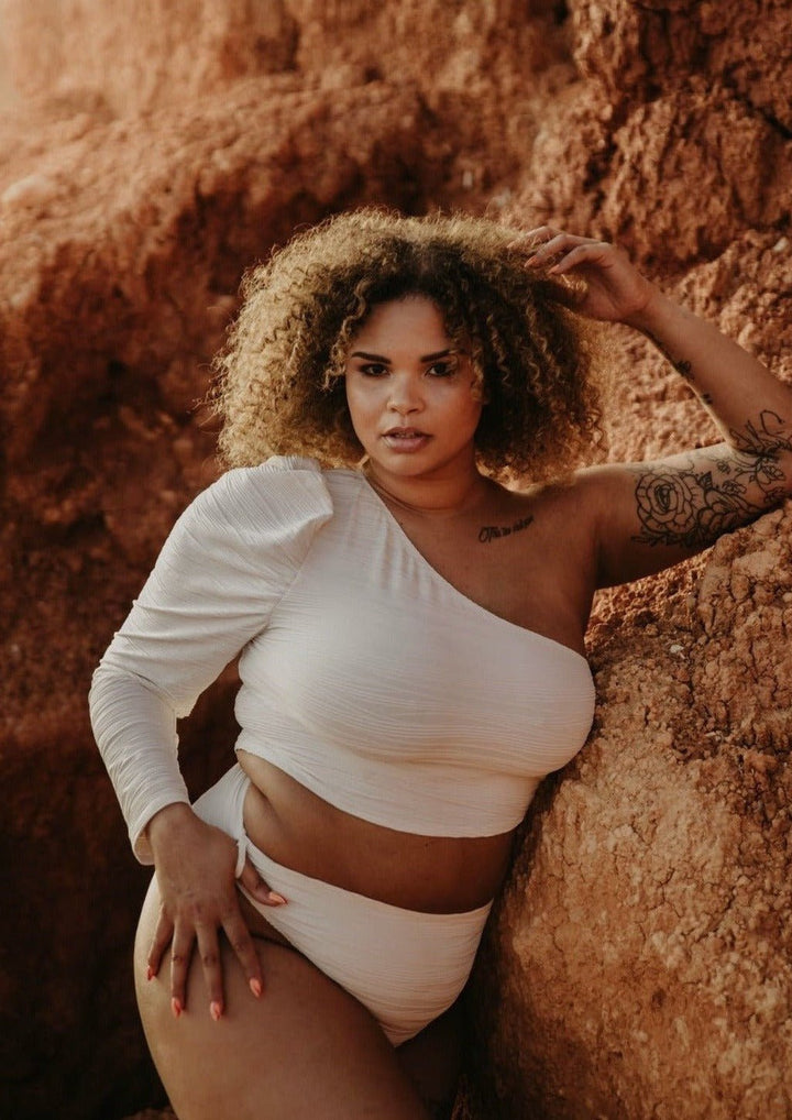 Venus Bikini Crop | White - www.melissaphair.com