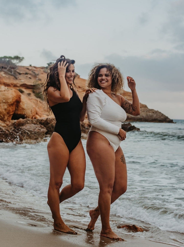 Venus High Waisted Bikini Briefs | White - www.melissaphair.com