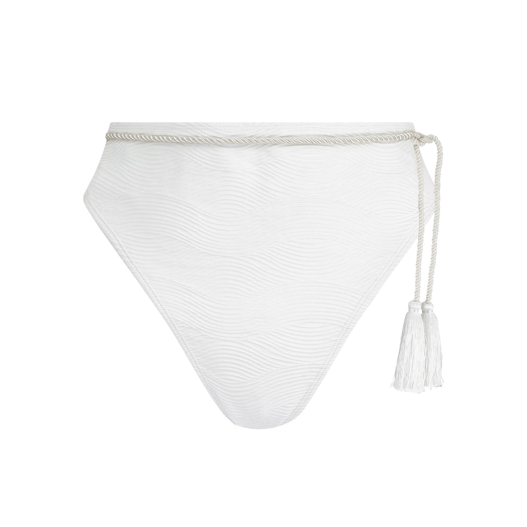 Venus High Waisted Bikini Briefs | White - www.melissaphair.com