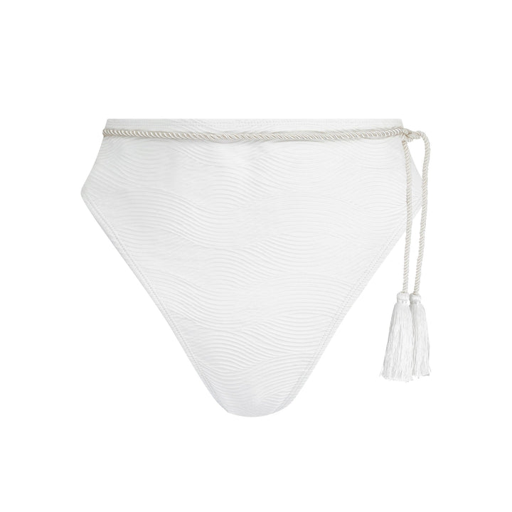 Venus High Waisted Bikini Briefs | White - www.melissaphair.com